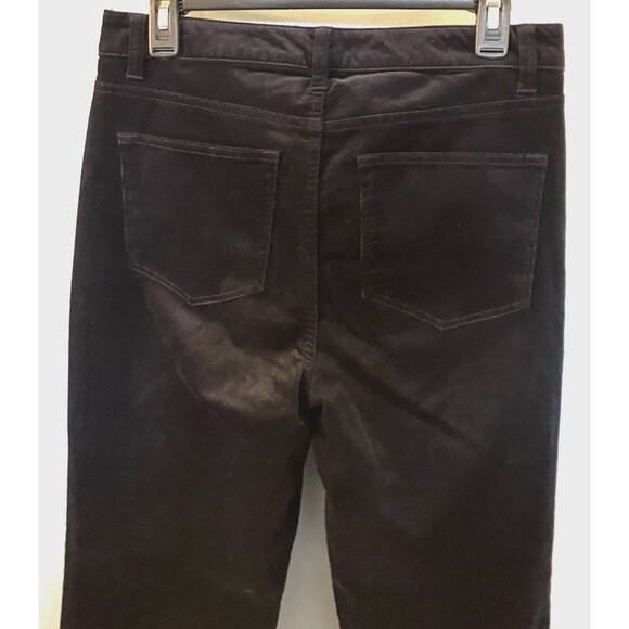 Talbots Petites Womens 6P Dark Blue Straight Leg Corduroys NWOT - Picture 7 of 8